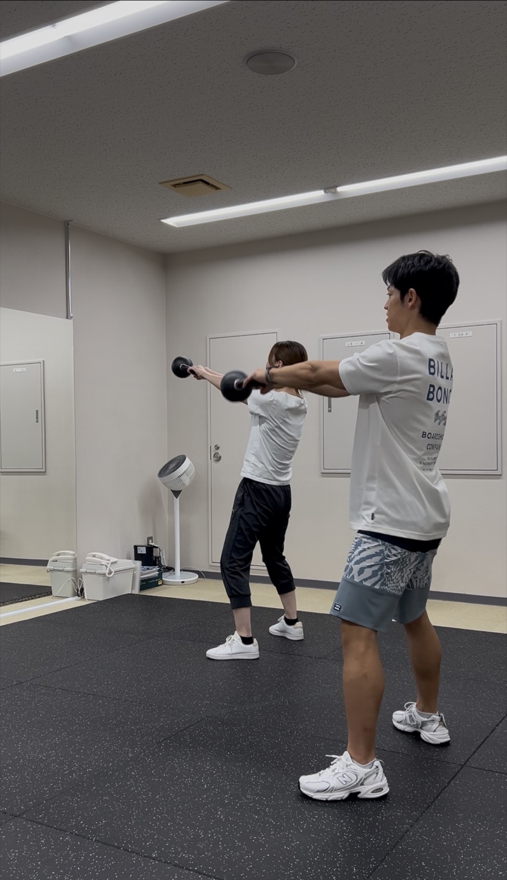 一人ひとりの動きを確認しながら行うパーソナルトレーニング